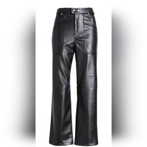 Blank‎ NYC Black Leather Pants/ Baxter Rib Cage Pants